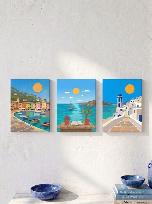Kit peinture par numéros - Evasion Médittérannée